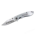 Warhawk Pocket Knife - Silver